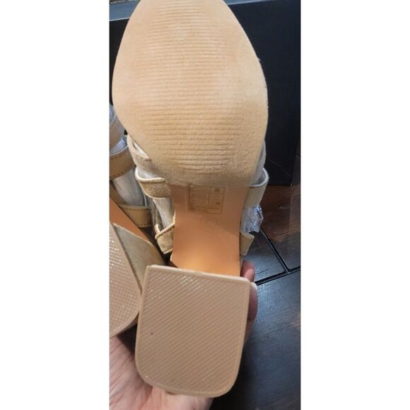 SOHO GIRLS LACE-UP SUEDE BLOCK SANDALS SIZE 8 NEW IN BOX - Picture 14 of 15